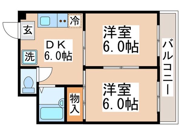 トミタビルの物件間取画像